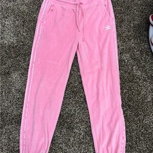 Adidas Velour Pink Sweatpants